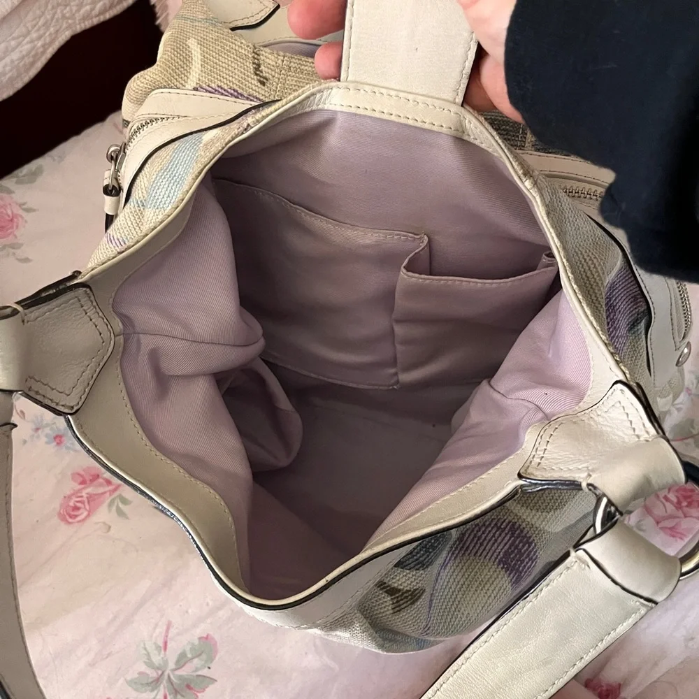 Coach Beige and Brown Women's Bag - Picture 5 of 12
